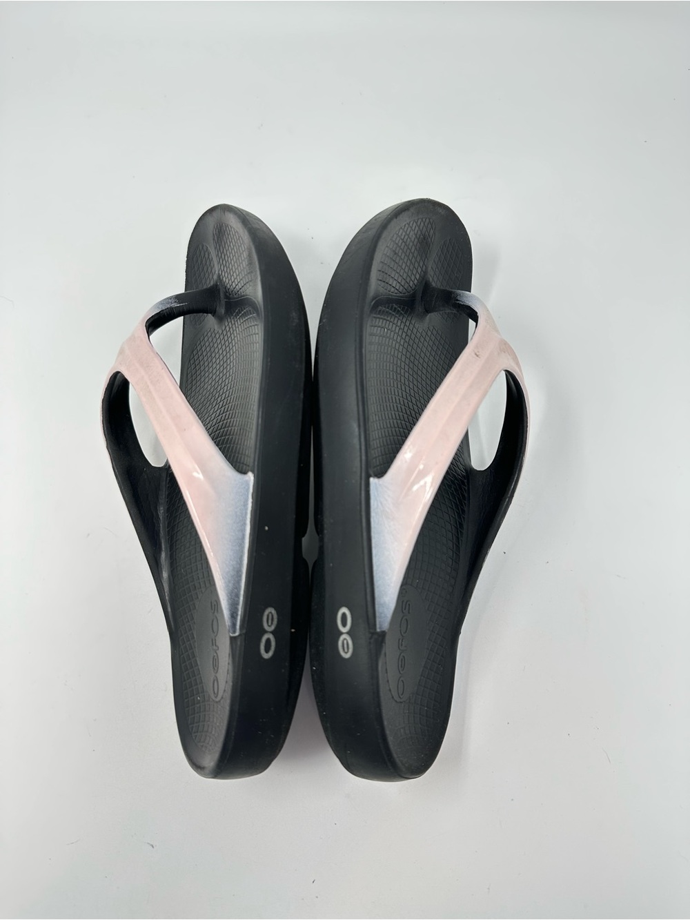 Oofos Oolala Luxe Women's 9 Recovery Comfort Light Pink Thong Sandals Water - Picture 3 of 11
